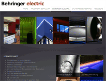 Tablet Screenshot of behringer-electric.de